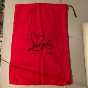 Authentic Christian Louboutin dust bag